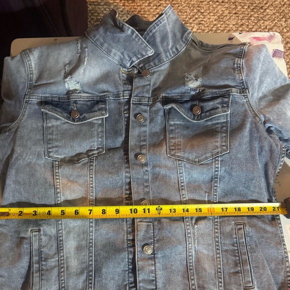 Denim Jacket - Short Sleeve w/Stretch - Picture 9 of 9